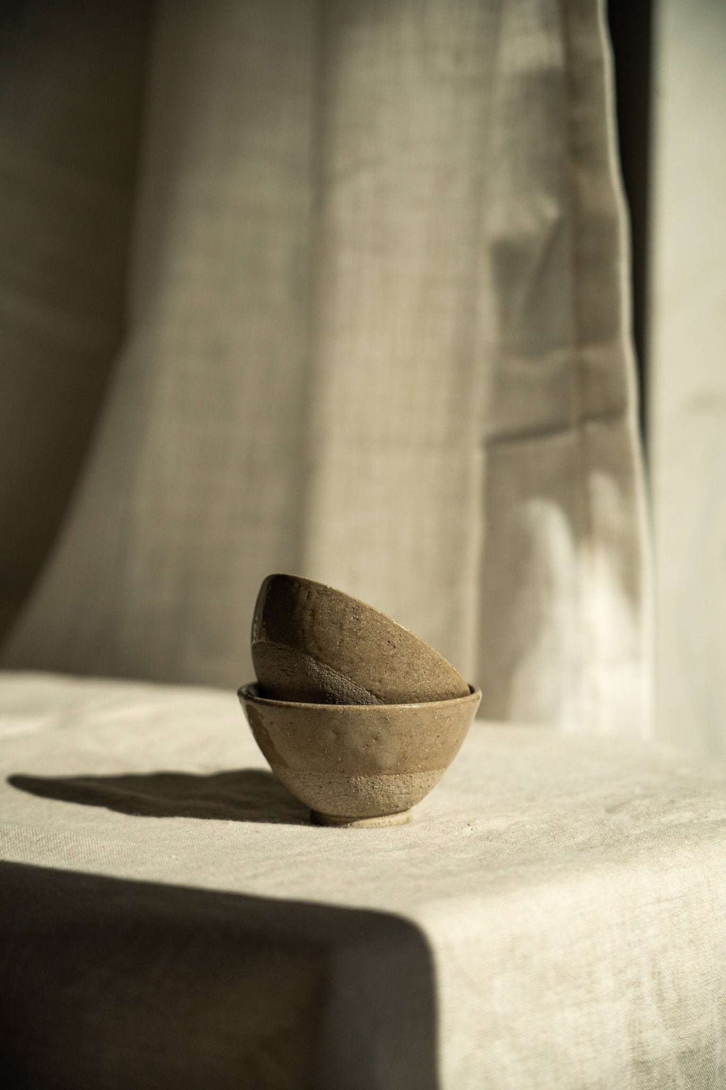 Speckled Stoneware Small Tea Cup, Gray