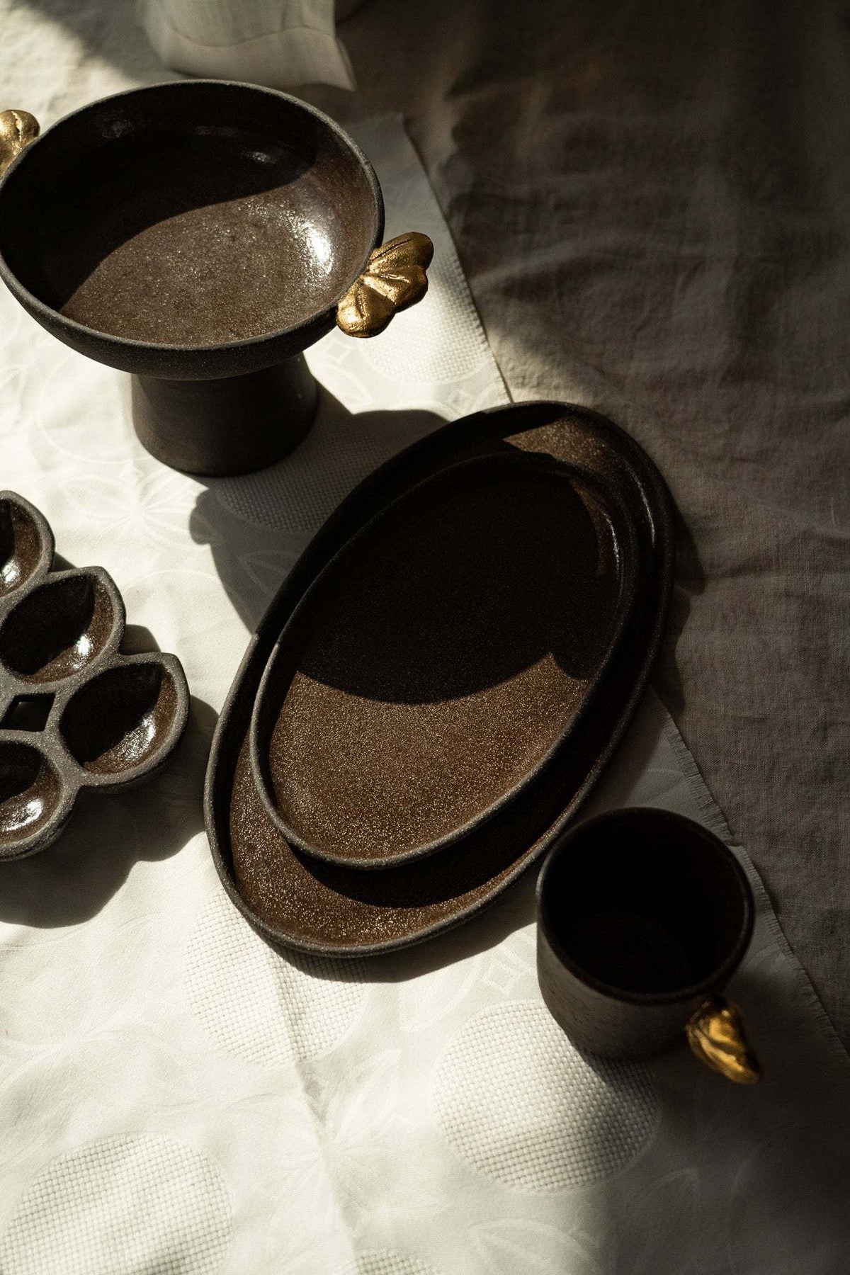 Pumpernickel Oval Serving Platter