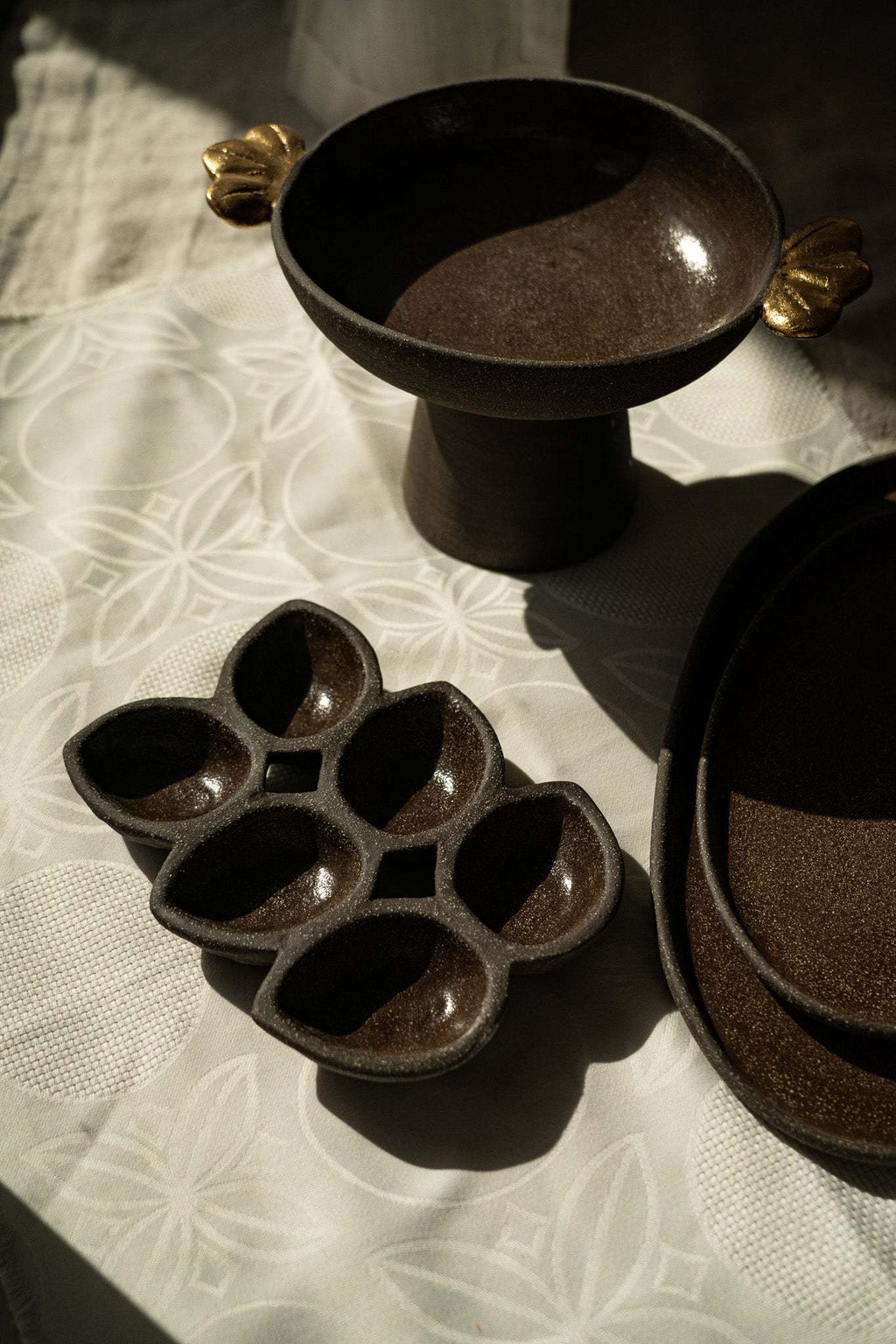 Pumpernickel Stoneware Serving Dish, view 7