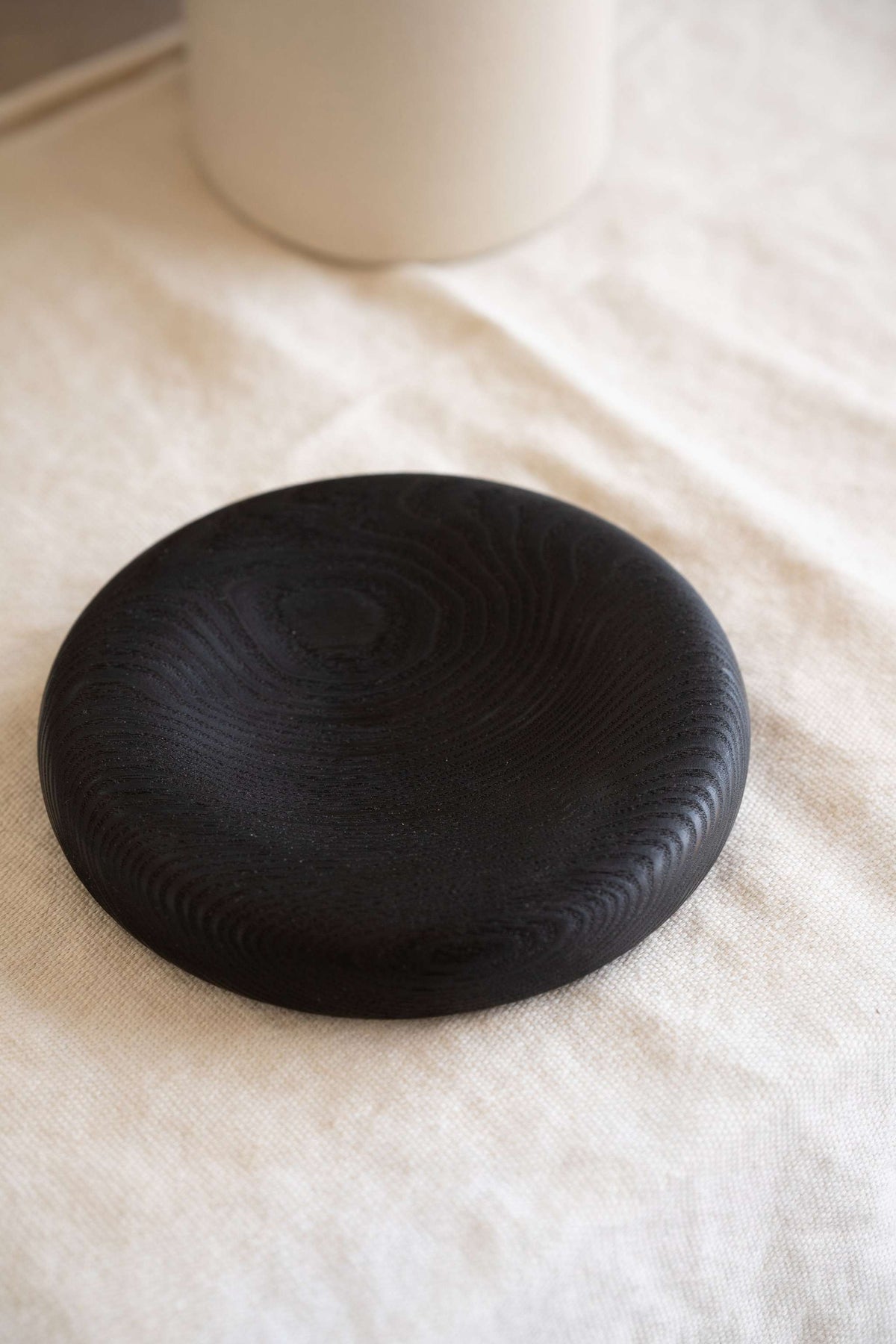 Hand-Carved Ash Wood Catchall Tray