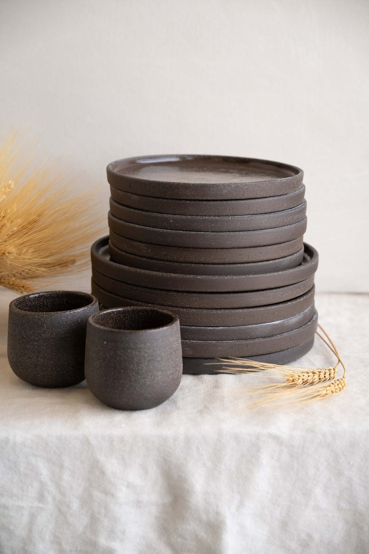 Pumpernickel Stoneware Dinner Plates