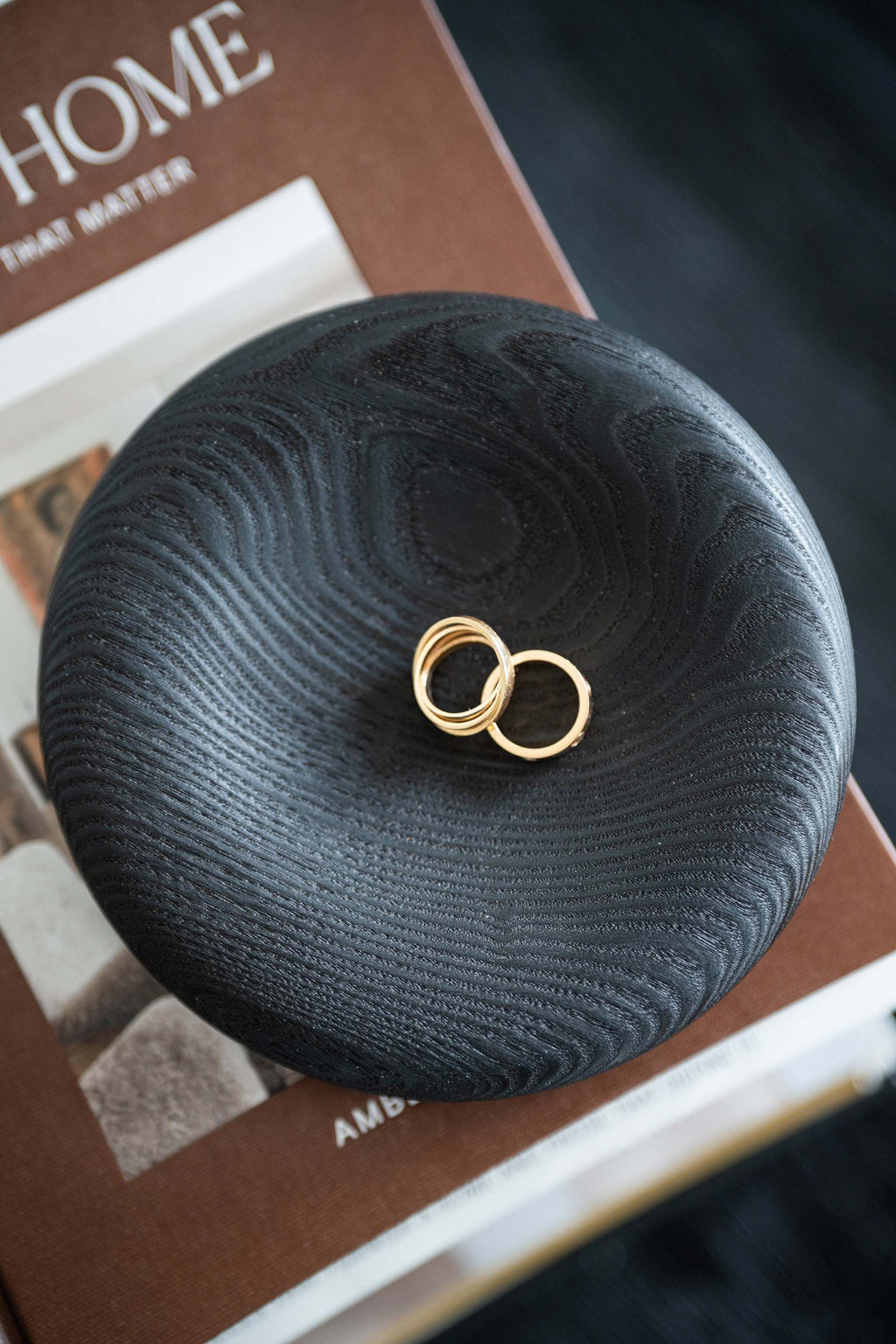 Hand-Carved Ash Wood Catchall Tray, view 5