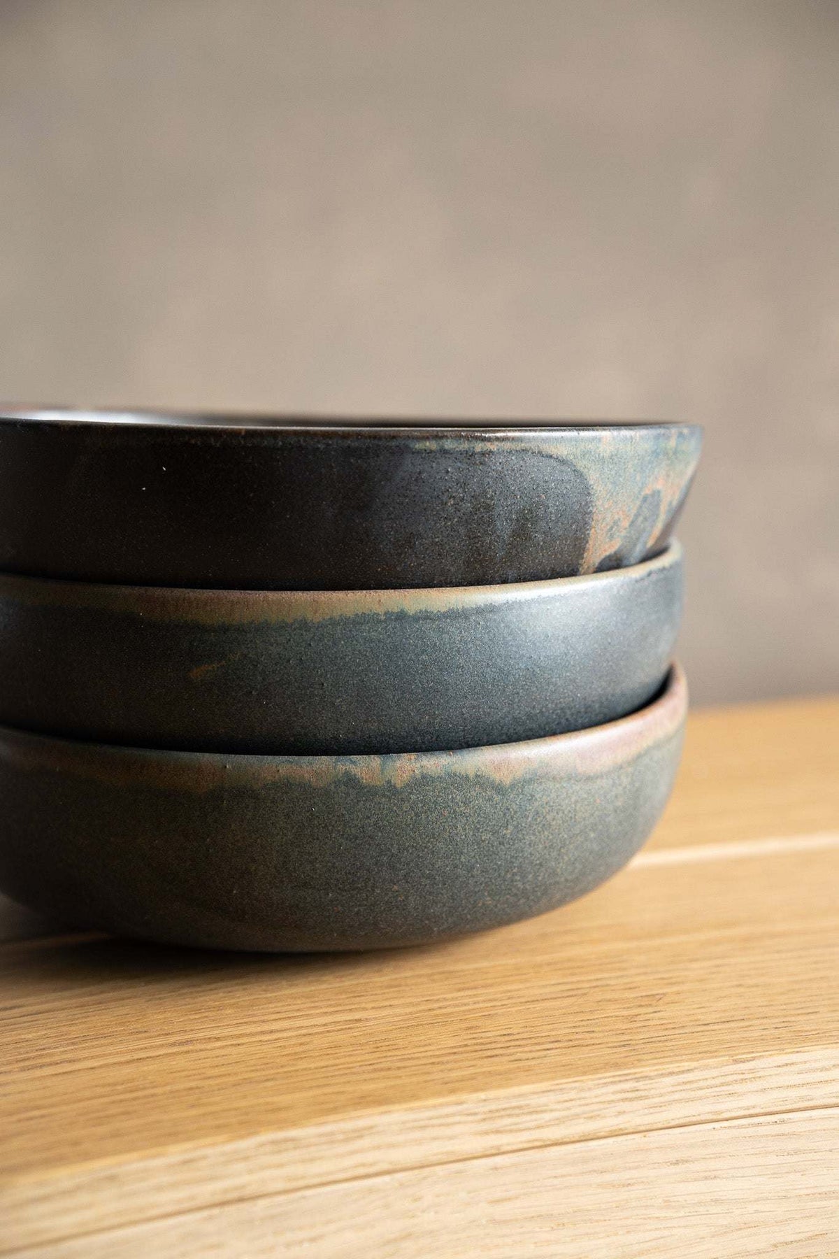 Rust Stoneware Pasta Bowl, alternate view