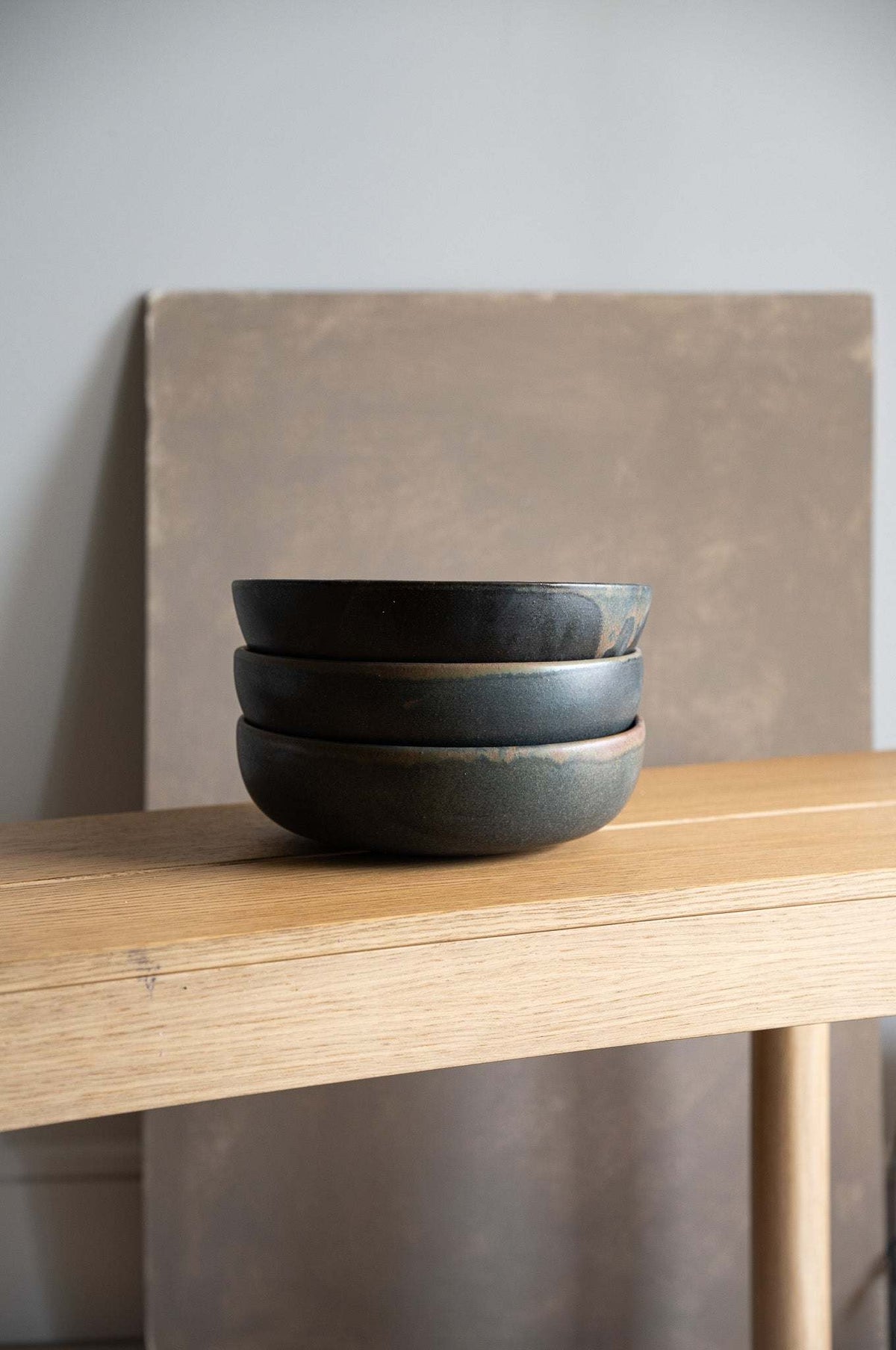 Rust Stoneware Pasta Bowl, view 5