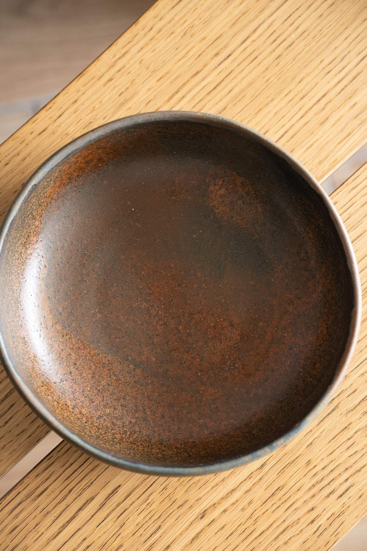 Rust Stoneware Pasta Bowl, view 6
