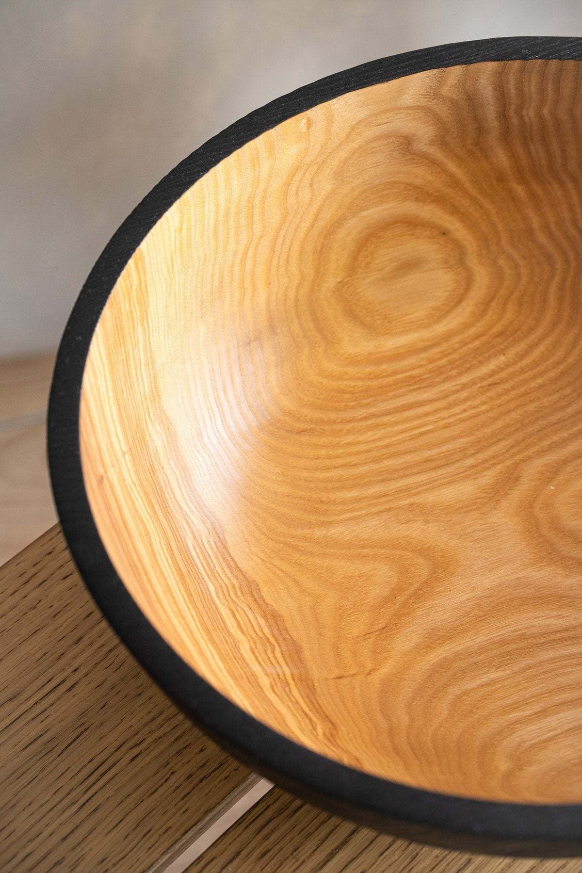 Half-Charred Ash Bowl, Extra Large, another angle