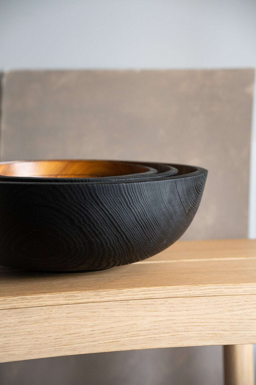 Half-Charred Ash Bowl, Extra Large, view 7