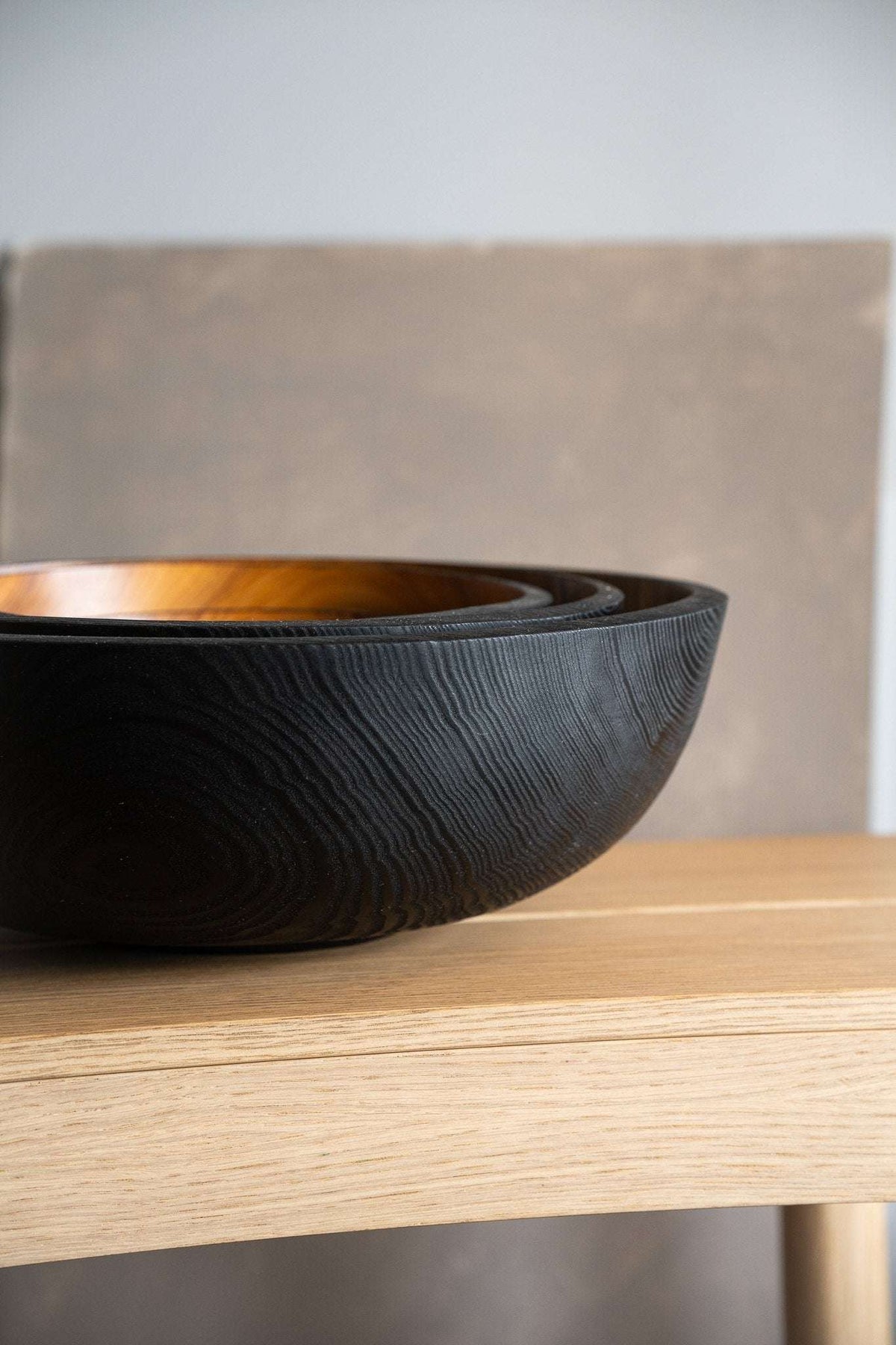Half-Charred Ash Bowl, Extra Large, view 7
