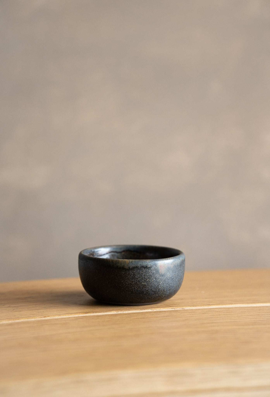 Rust Stoneware Pinch Bowl, another angle