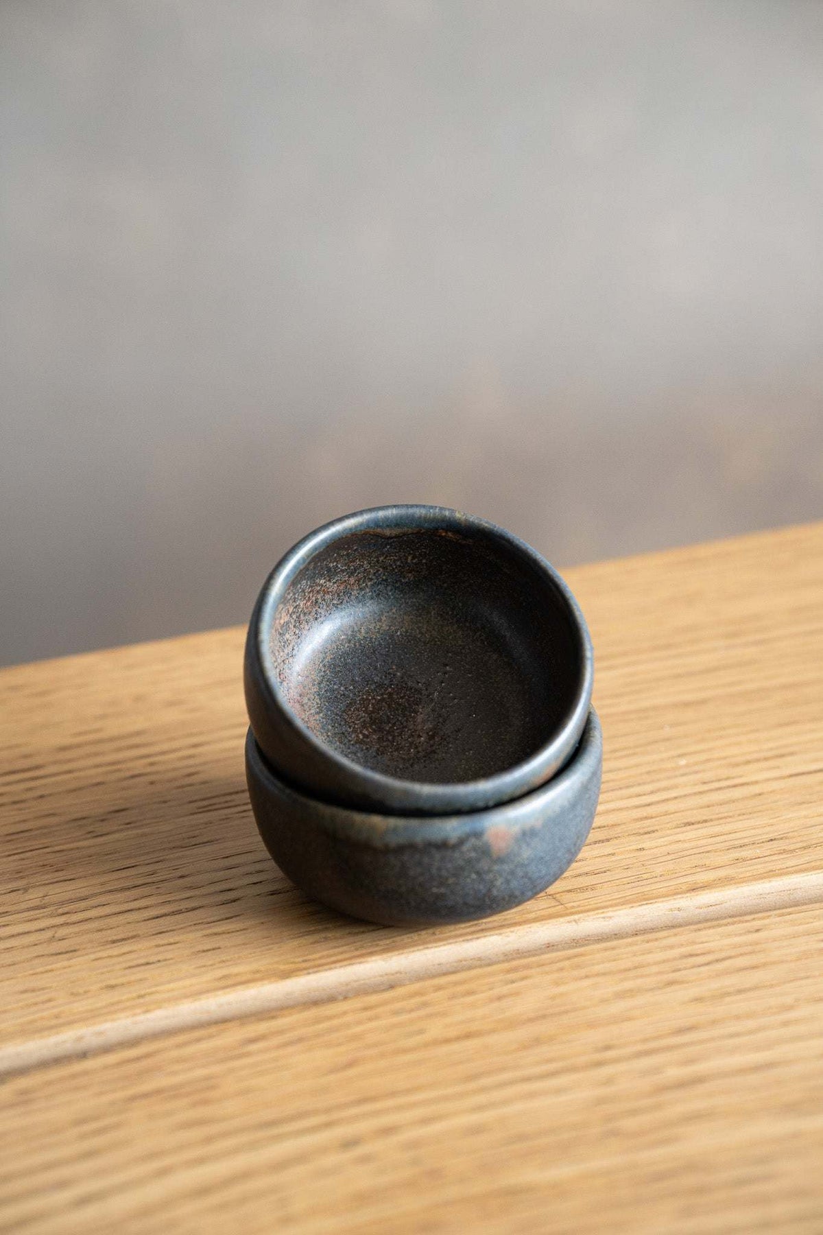 Rust Stoneware Pinch Bowl, view 6