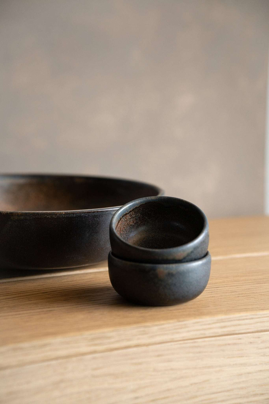 Rust Stoneware Pinch Bowl, view 7