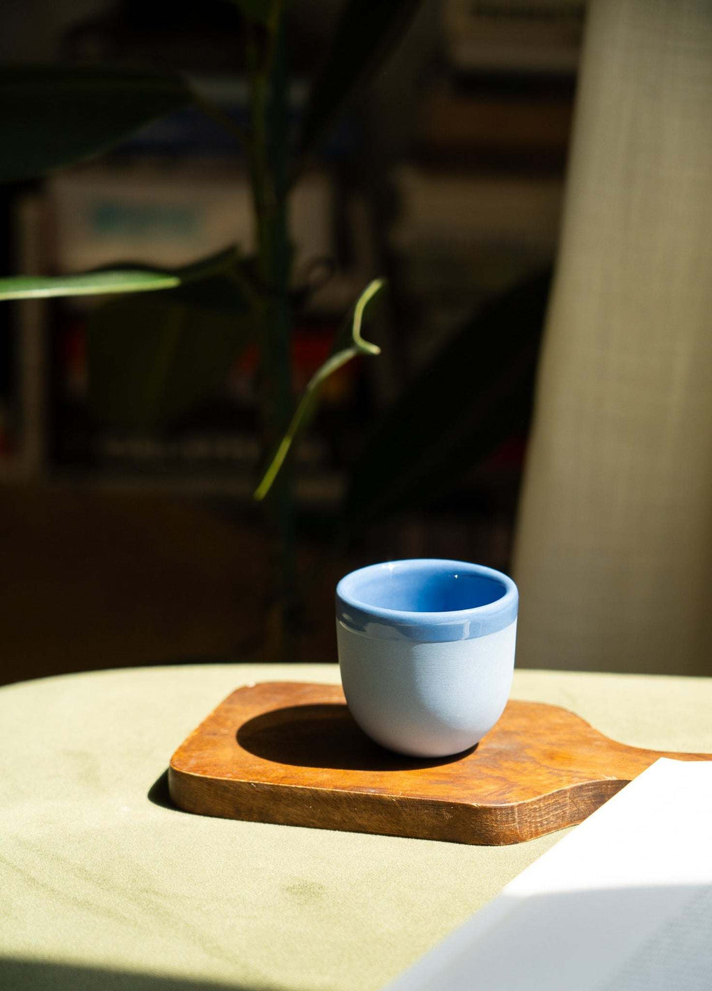 Handmade Porcelain Espresso Cup, Bright Glaze