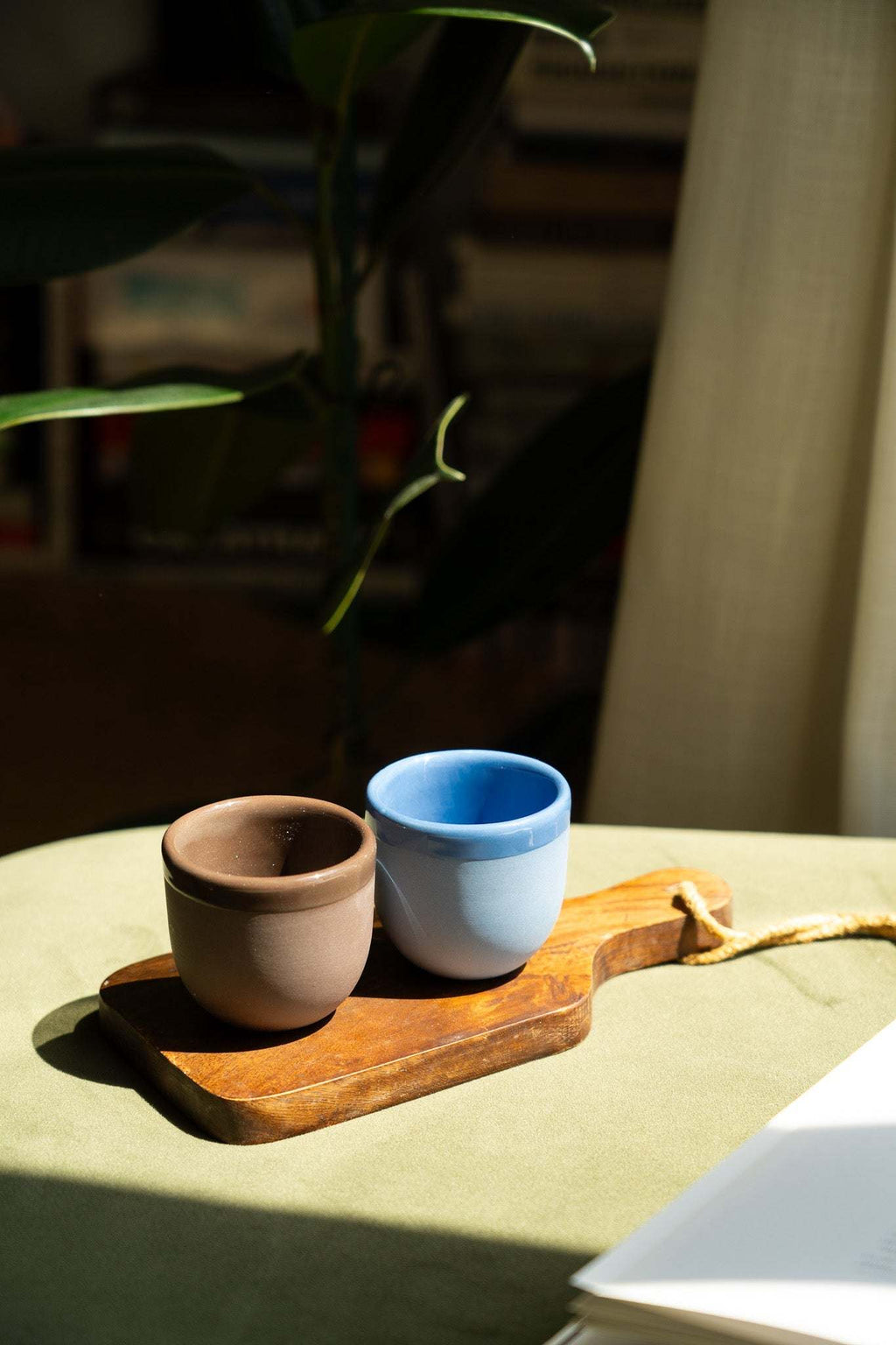 Handmade Porcelain Espresso Cup, Bright Glaze