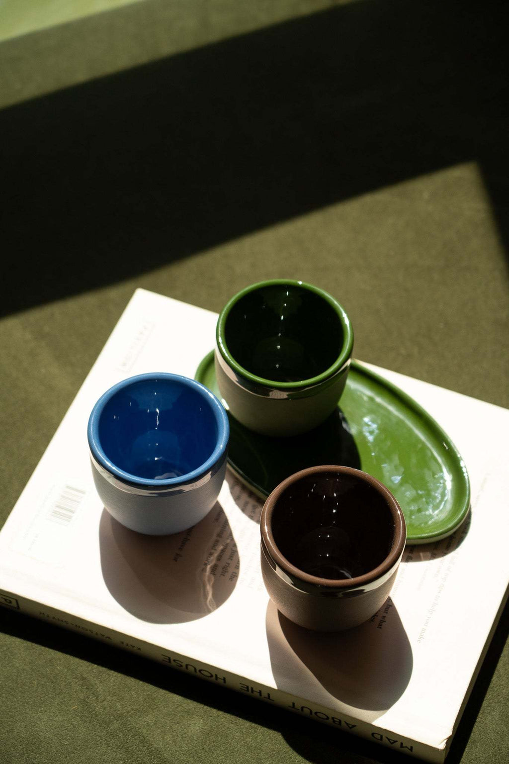 Handmade Porcelain Espresso Cup, Bright Glaze