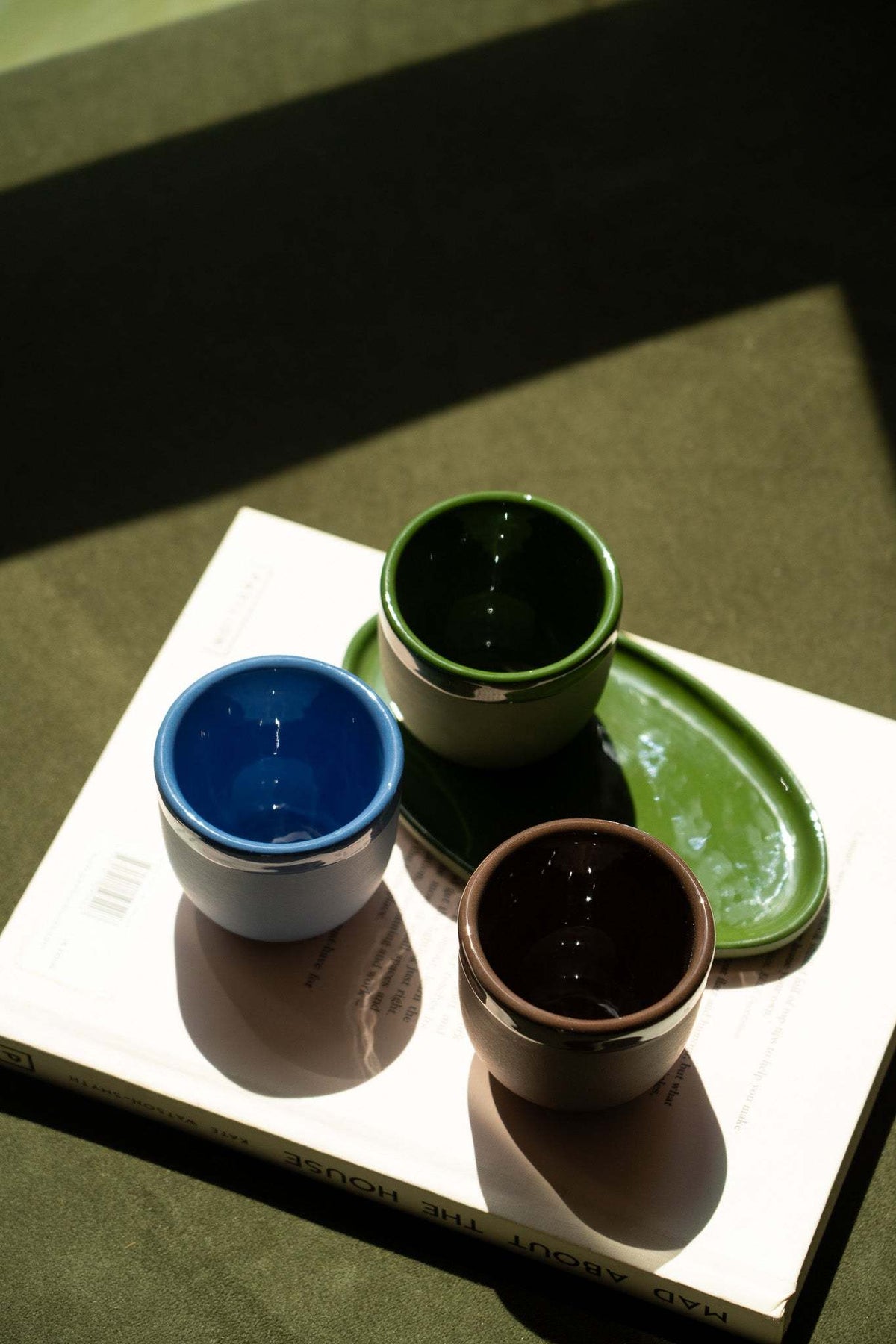 Handmade Porcelain Espresso Cup, Bright Glaze