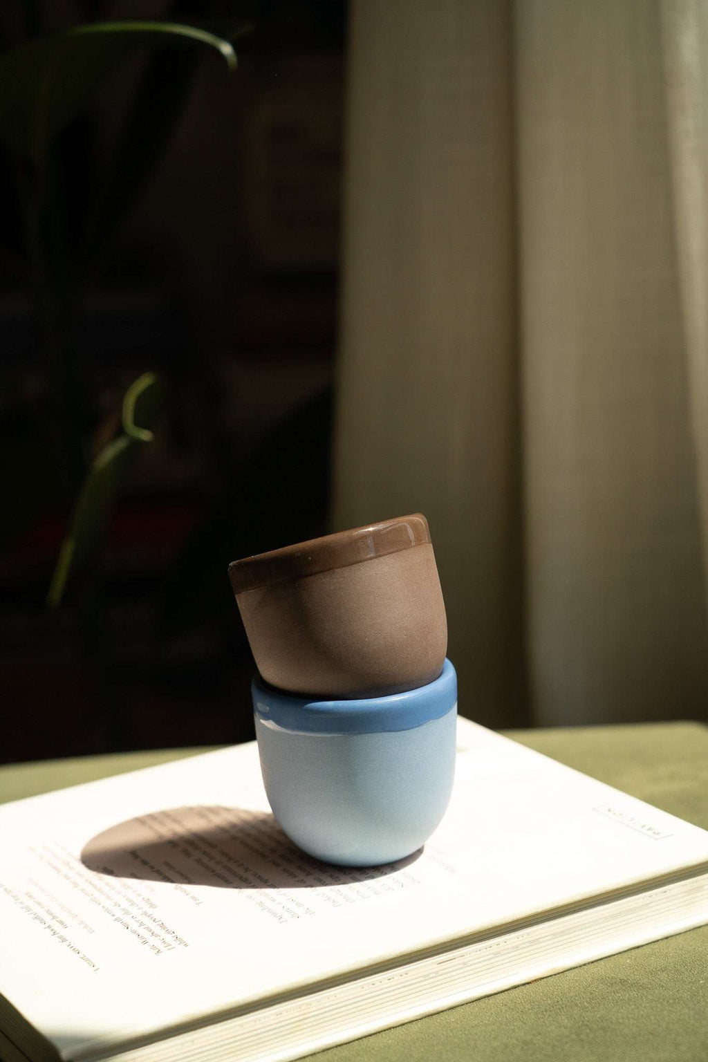 Handmade Porcelain Espresso Cup, Bright Glaze