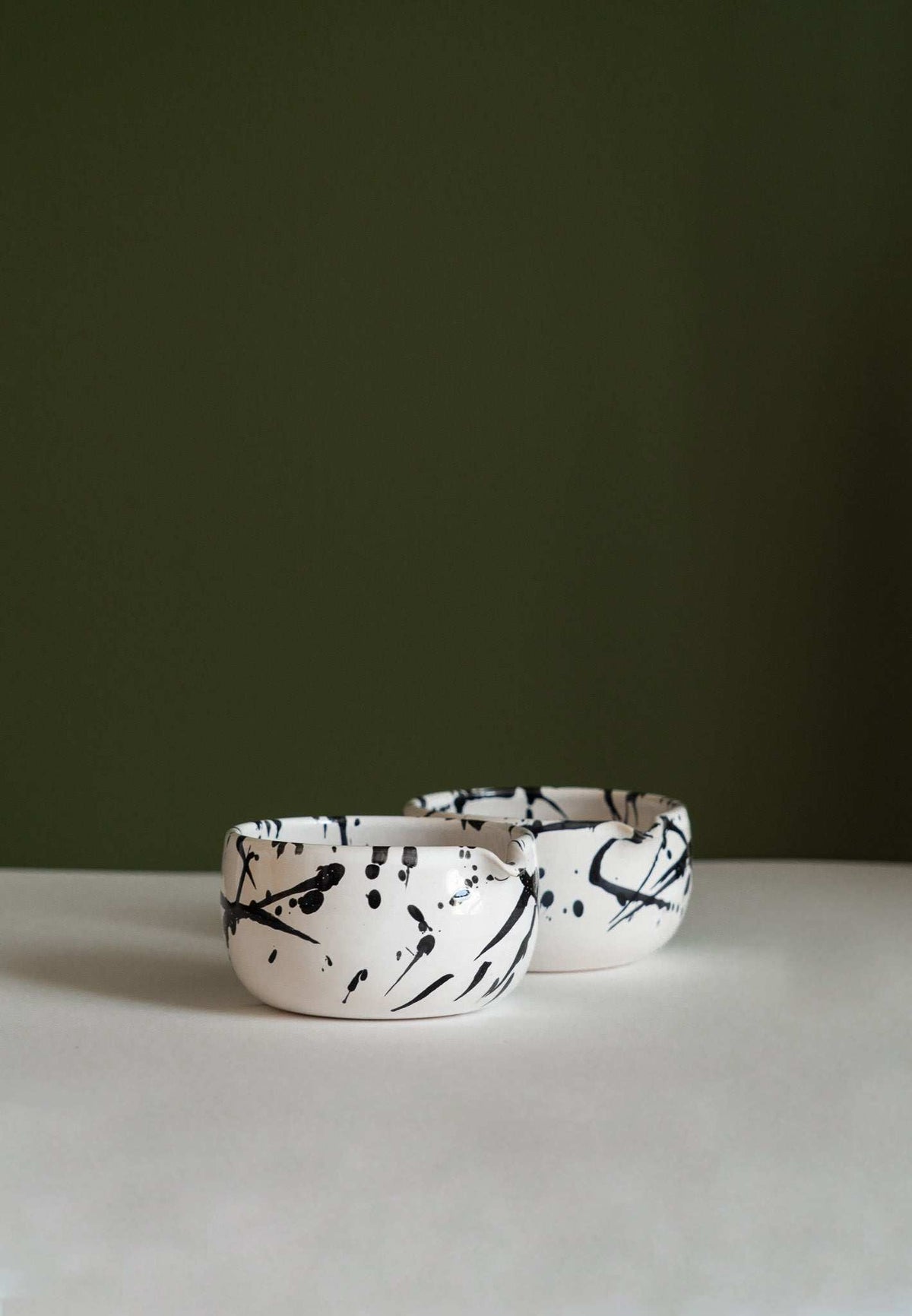 Handmade Matcha Bowl, Speckled or Stroked, view 7