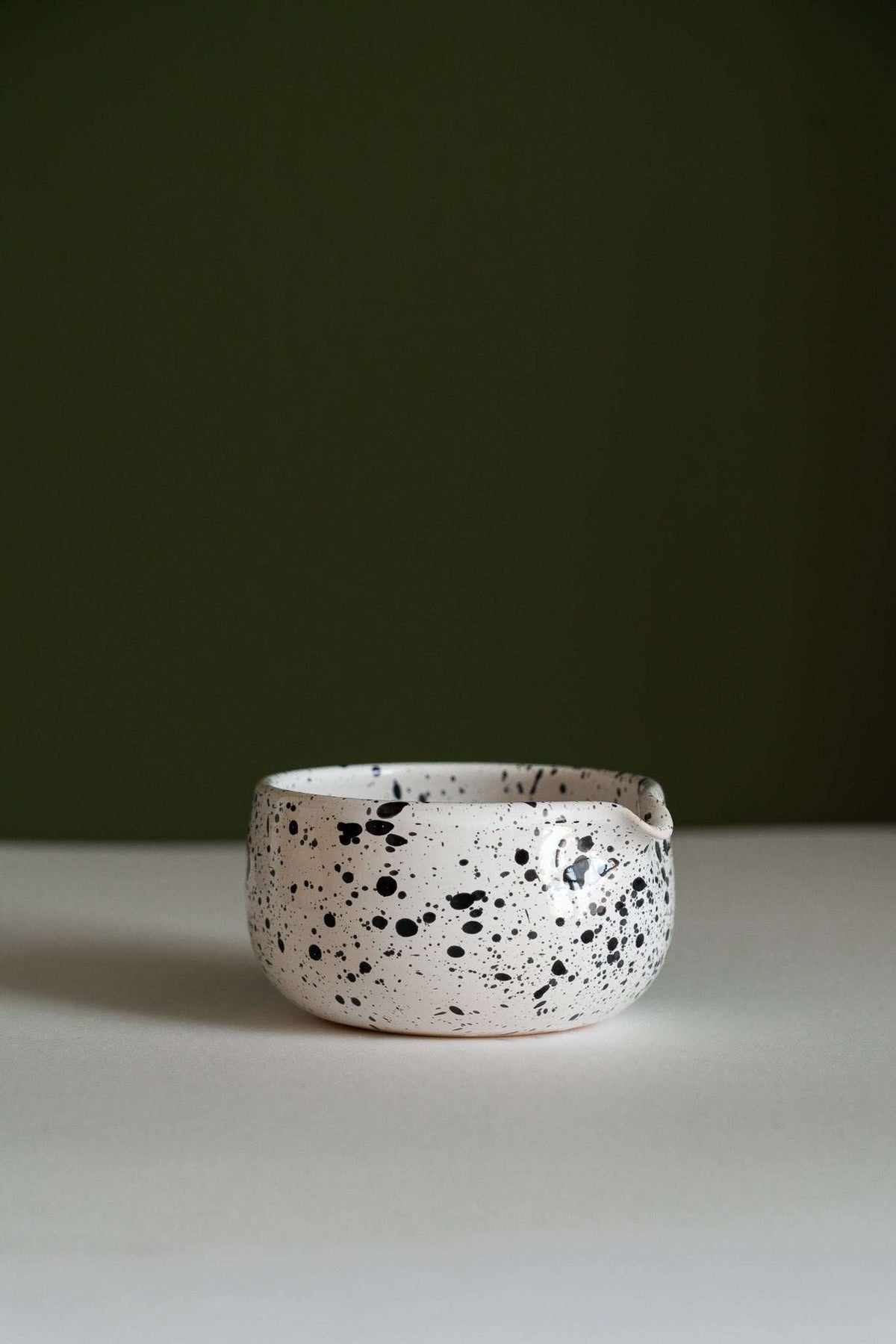 Handmade Matcha Bowl, Speckled or Stroked