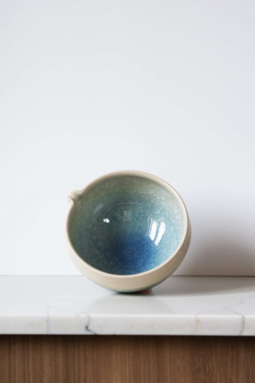 Matcha Bowl with Spout and Cup Set, another angle