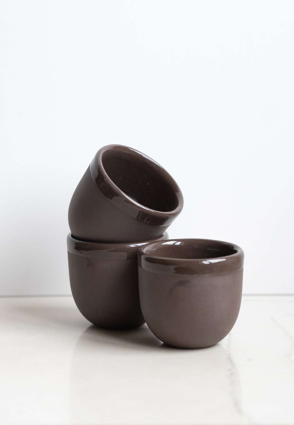 Handmade Porcelain Espresso Cup, Bright Glaze