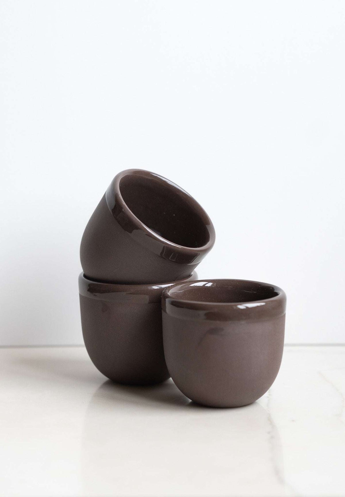 Handmade Porcelain Espresso Cup, Bright Glaze