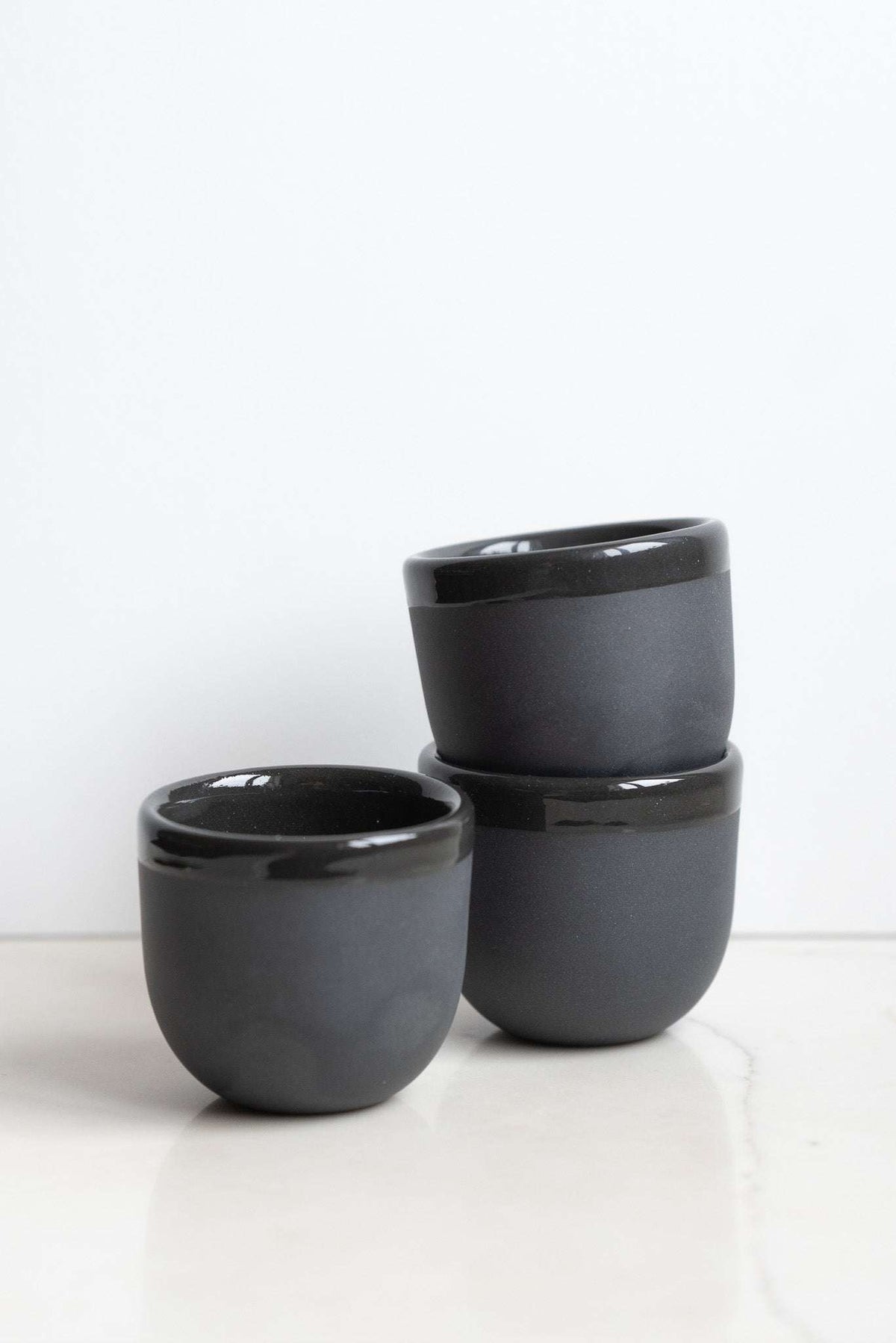 Handmade Porcelain Espresso Cup, Bright Glaze
