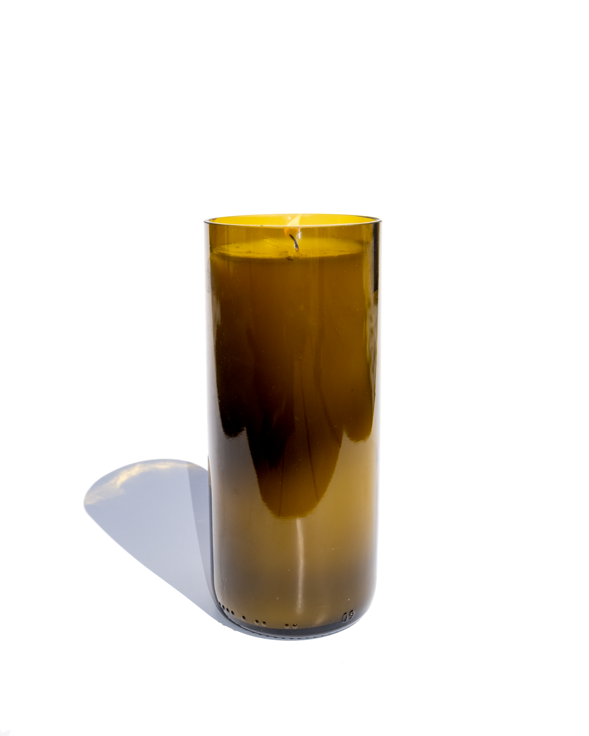Persian Jasmine Candle in Reclaimed Green Bottle
