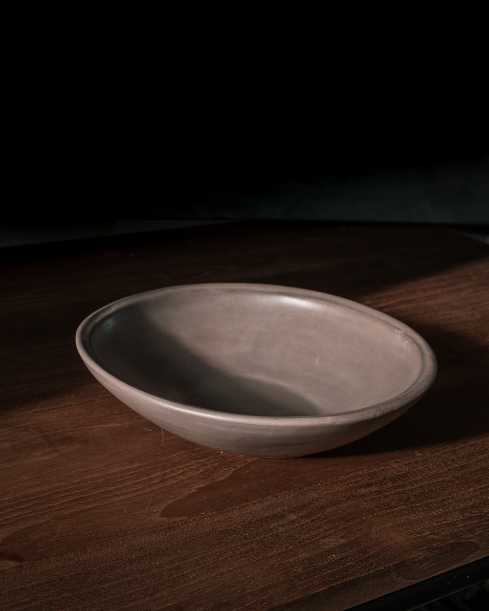 Oval Clay-Toned Ceramic Pasta Bowls, Set of 4, view 6