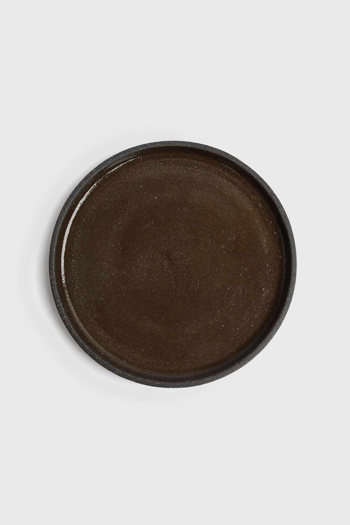 Pumpernickel Stoneware Dinner Plates, another angle