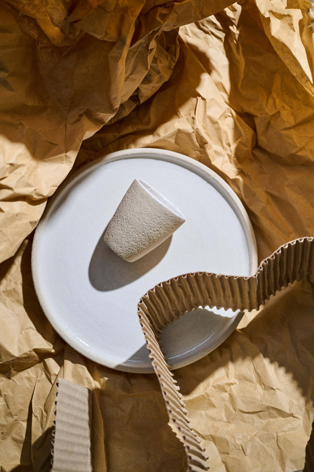 Exposed Clay Stoneware Espresso Cup