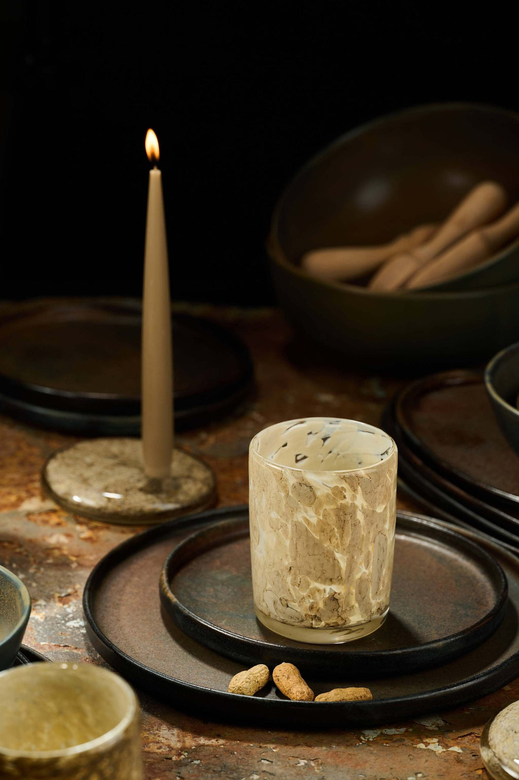 Hand-Blown Glass Tumbler