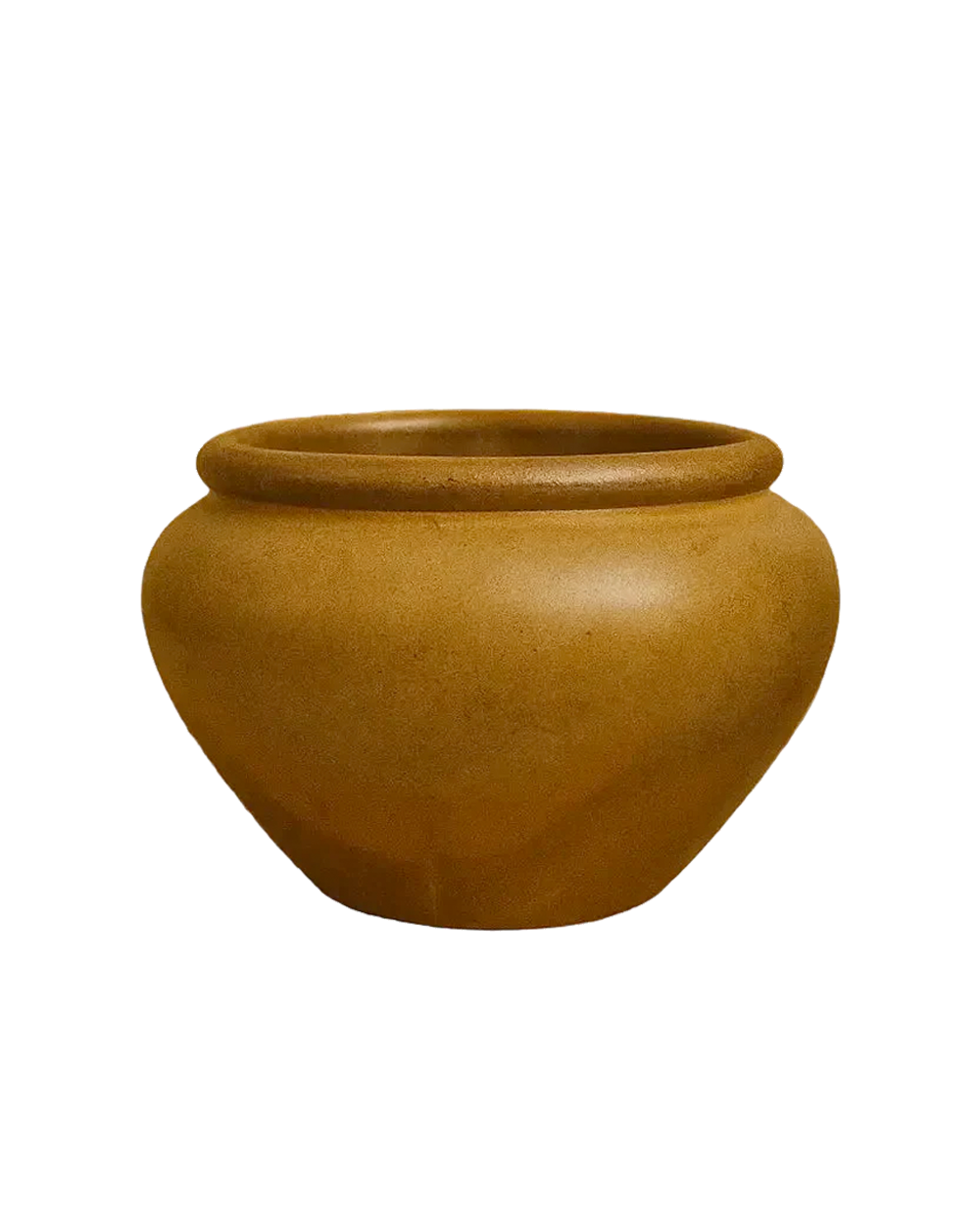Vintage French Salt-Glazed Low Pot, 8 L