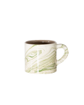 Marbled Olive Green Ceramic Mug
