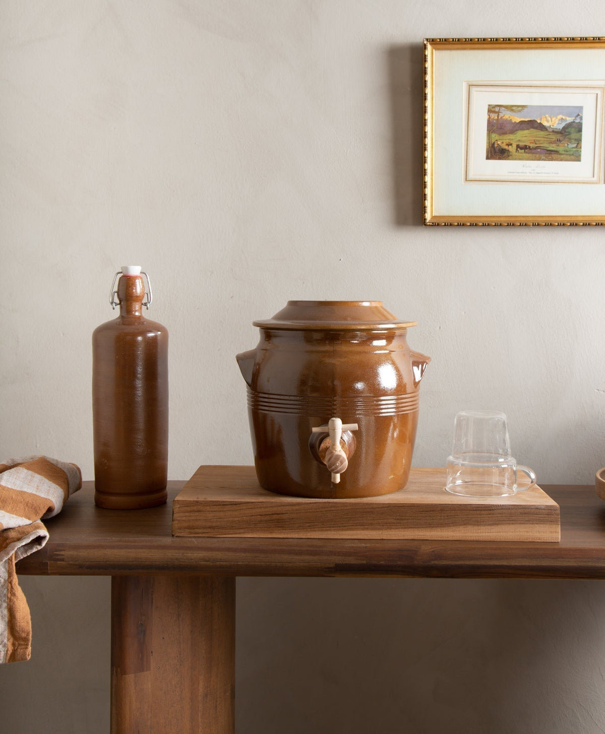 Vintage French Vinegar Jar, view 11