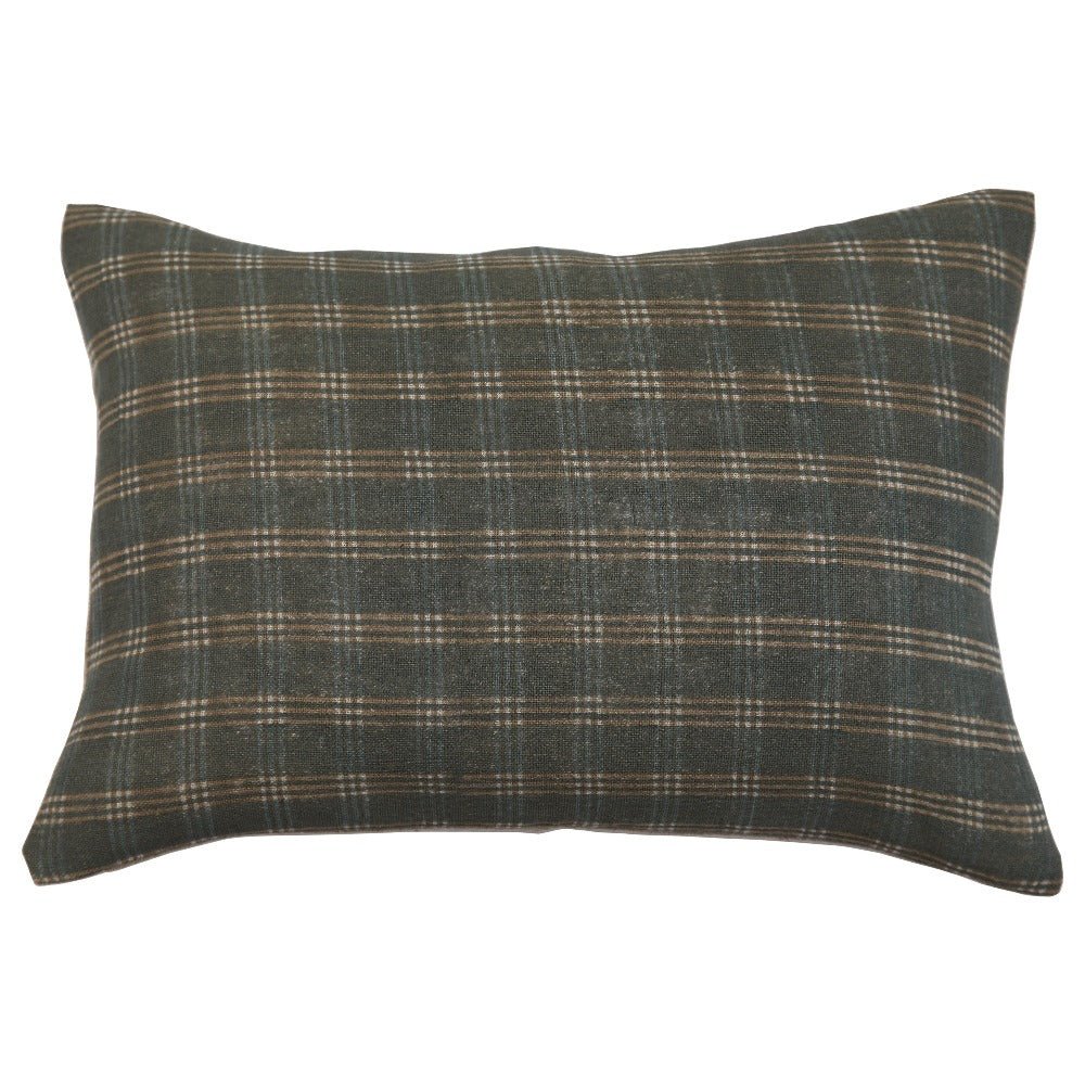 Gina Linen Block Print Pillow Cover, Sand
