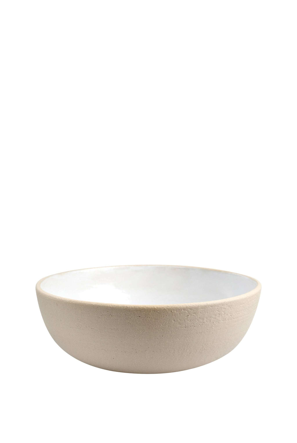 Exposed Clay Large Fruit Bowl, detail view