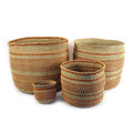 Auburn Stripe Iringa Woven Basket