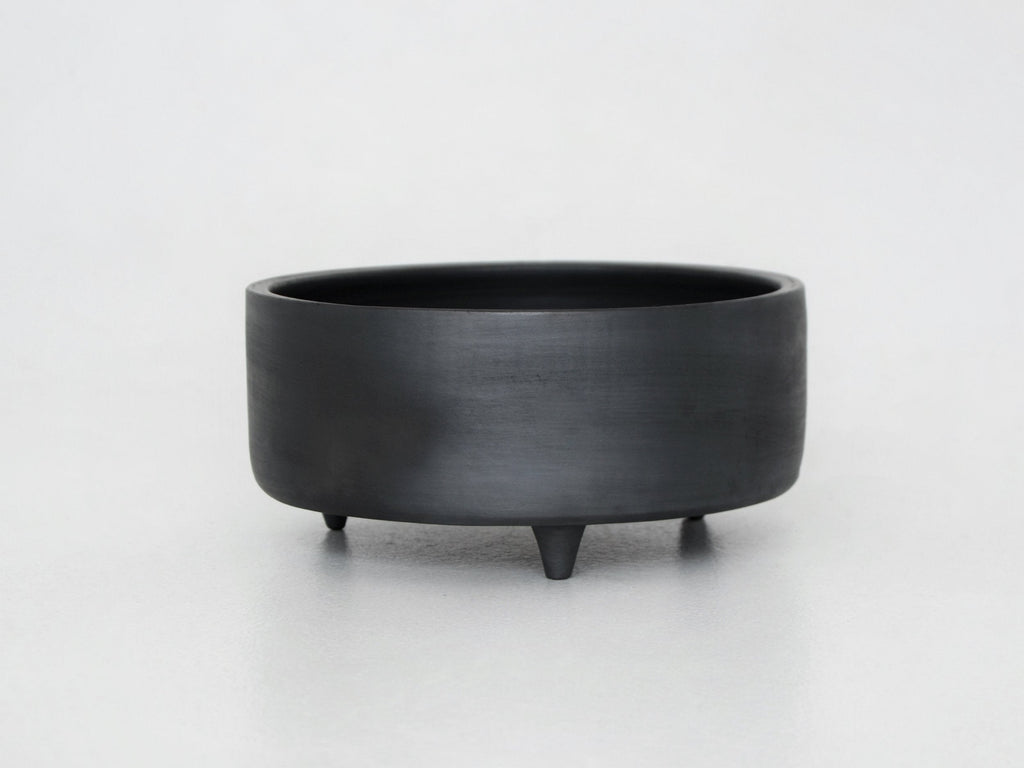 Guculia Tall Lidded Serving Bowl, Shadow, another angle