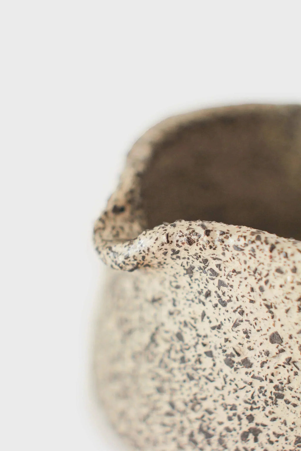 Oats Stoneware Matcha Bowl, another angle