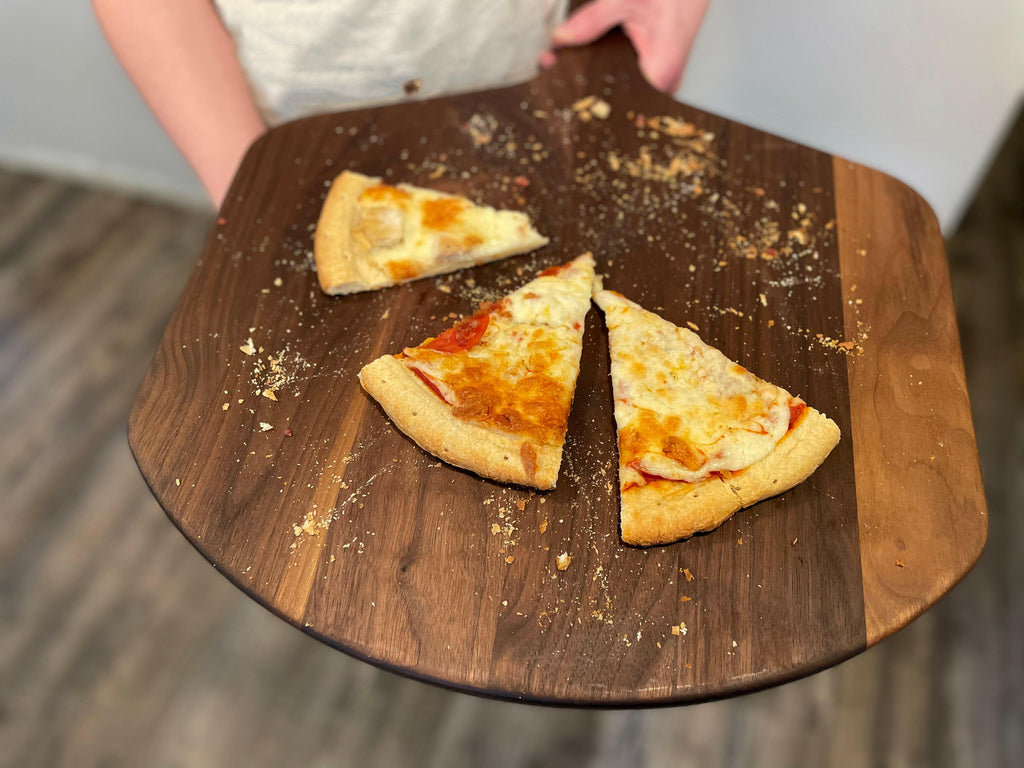 Walnut Pizza Peel, 22 x 16 in, detail view