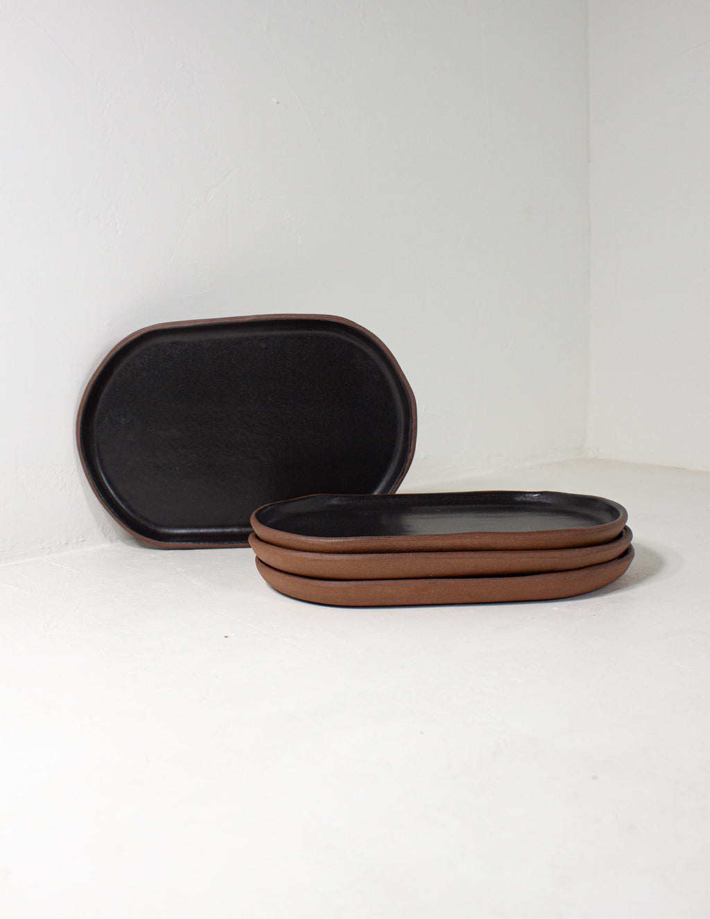 Hand-Thrown Oval Platter, Small, alternate view