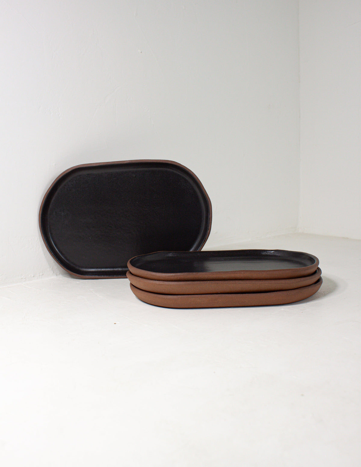 Hand-Thrown Oval Platter, Small, alternate view