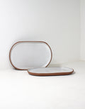 Hand-Thrown Oval Platter, Small