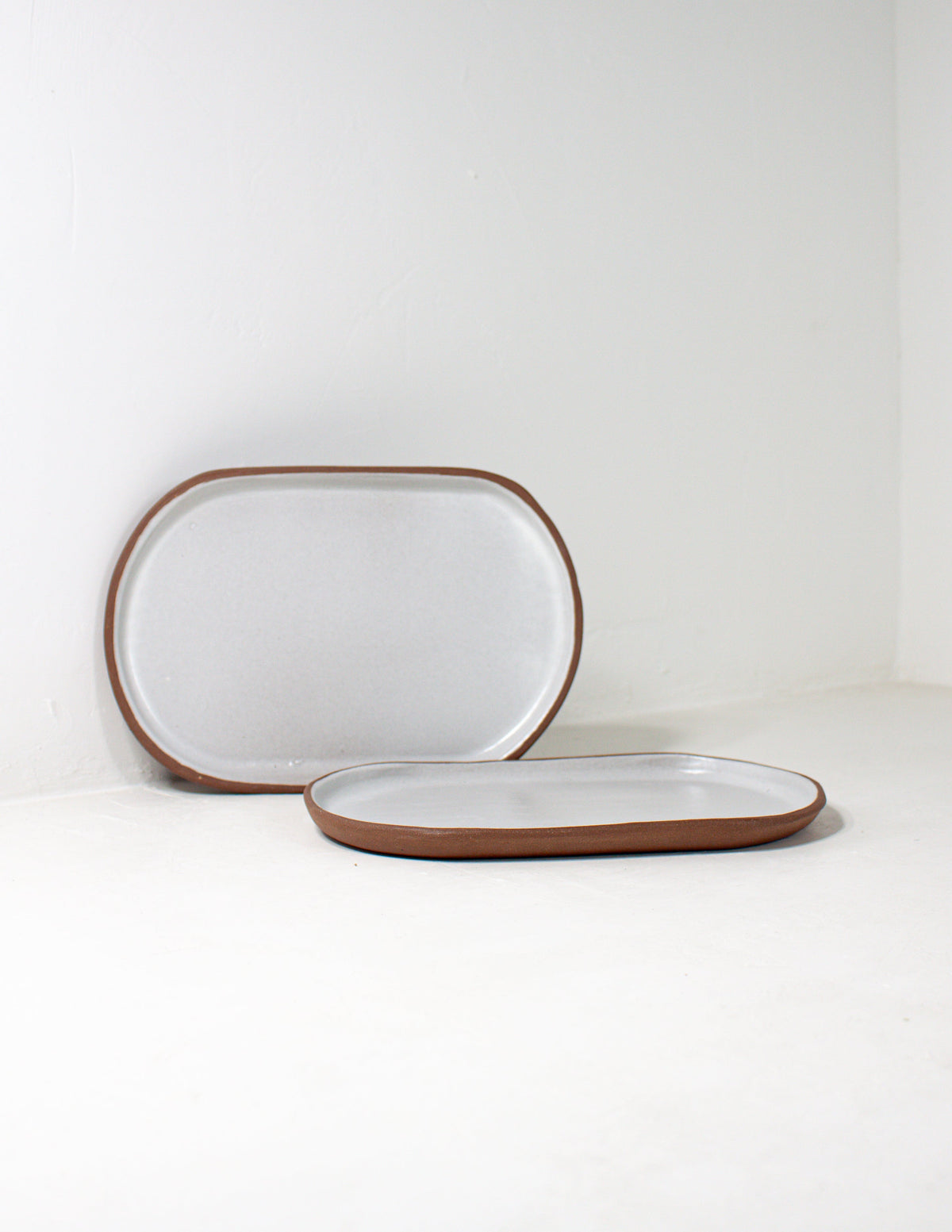 Hand-Thrown Oval Platter, Small