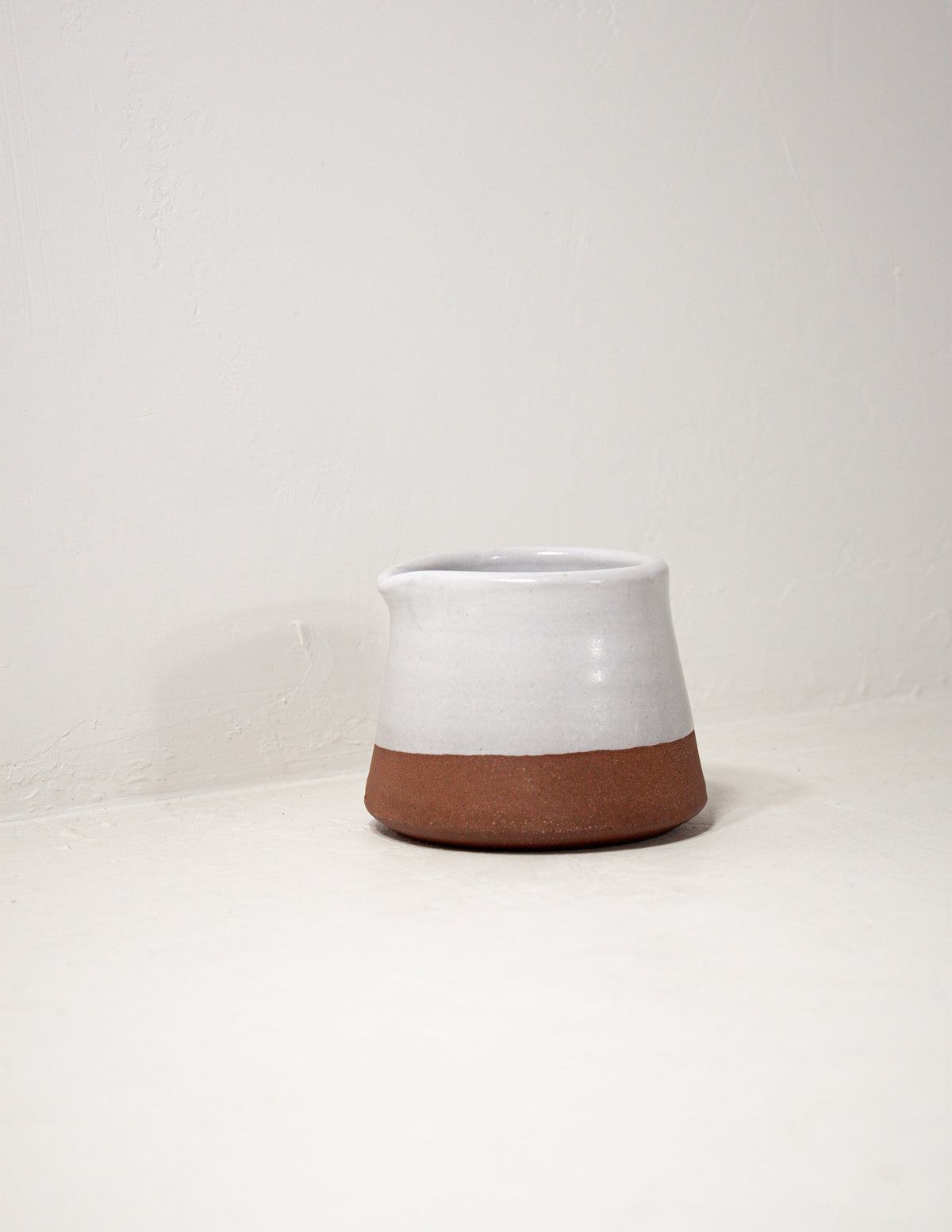 Hand-Thrown Creamer Pitcher, alternate view