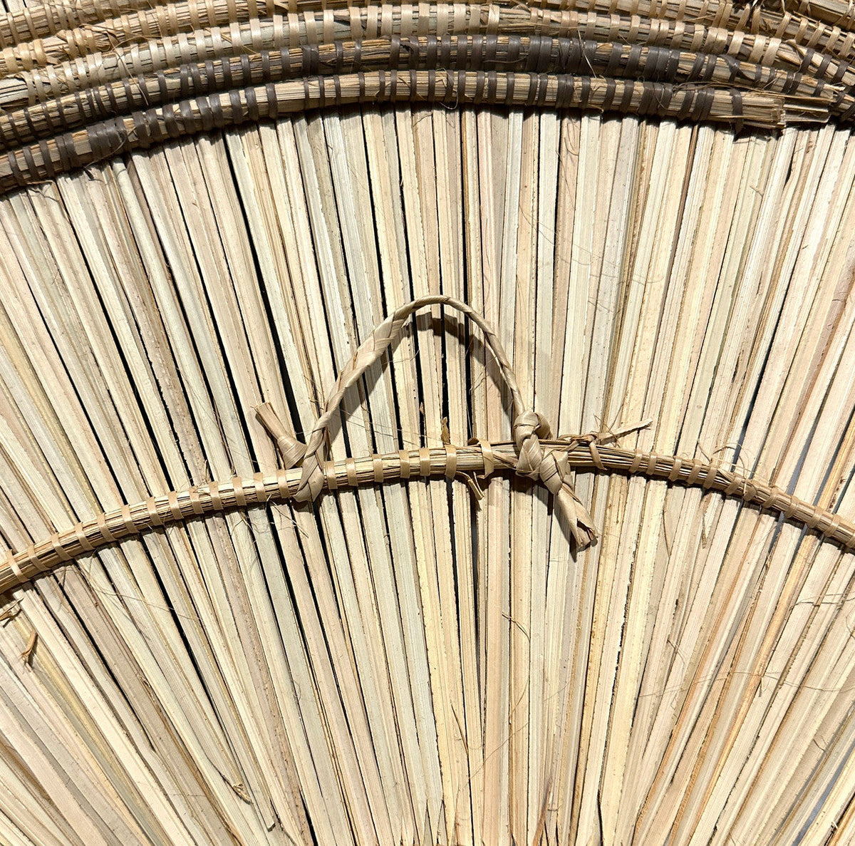 Natural Sun Circle Woven Wall Hanging, 36 in, view 5