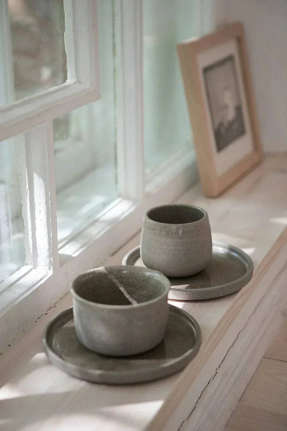 Concrete Stoneware Coffee Cup, another angle