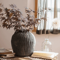 Antique-Style Concrete Vase, detail view