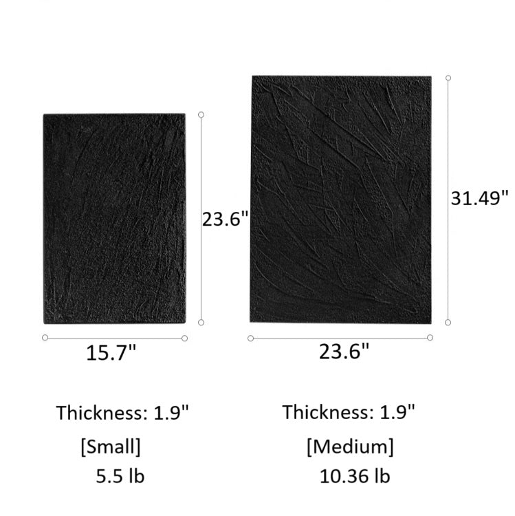 Black Sandstone Textured Wall Art, view 10
