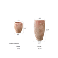 Tall Distressed Cement Planter, view 7